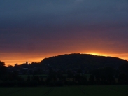 Sonnenaufgang ueber dem Galenberg